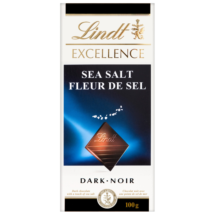 Lindt EXCELLENCE Sea Salt Dark Chocolate Bar 100g