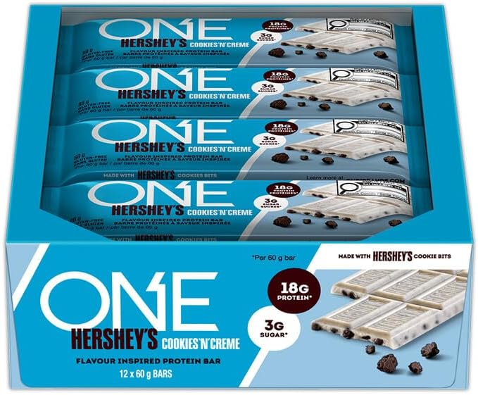 One Protein Bar Hershey's Cookies 'N' Creme 60G 12CT